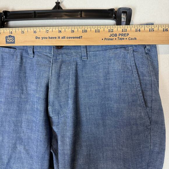 Abercrombie & Fitch Langdon Slim Fit Chino Pants Mens 29x30 Blue Stretch Cotton - Picture 12 of 16